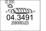 04.3491 Katalyzátor MTS