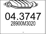 04.3747 Katalyzátor MTS