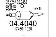 04.4040 Katalyzátor MTS