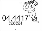 04.4417 Katalyzátor MTS