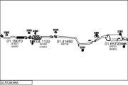 ALFA38009A015688 Výfukový systém MTS