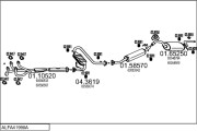 ALFA41990A002539 Výfukový systém MTS