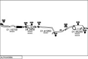 ALFA54999A008810 Výfukový systém MTS