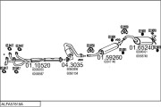 ALFA57810A125955 Výfukový systém MTS