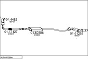 ALFA61980A033299 Výfukový systém MTS