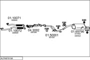 ALFA67810A015686 Výfukový systém MTS