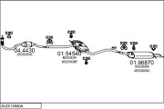 AUDI10980A008319 Výfukový systém MTS