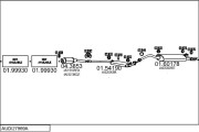 AUDI27969A004639 Výfukový systém MTS