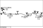 AUTO83970A016221 Výfukový systém MTS