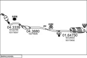 BMW024949A012141 Výfukový systém MTS