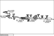 BMW045929A015273 Výfukový systém MTS