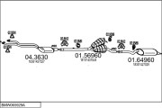 BMW065929A005093 Výfukový systém MTS