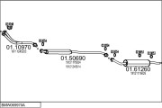 BMW069970A000015 Výfukový systém MTS