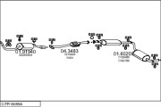 CITR18099A014750 Výfukový systém MTS