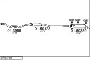 CITR23790A009073 Výfukový systém MTS