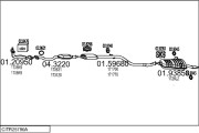 CITR25790A005552 Výfukový systém MTS