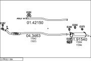 CITR32119A005141 Výfukový systém MTS