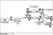 CITR34960A004036 Výfukový systém MTS