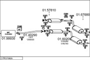 CITR37960A011039 Výfukový systém MTS