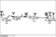 CITR38838A005595 Výfukový systém MTS