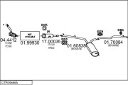 CITR39889A020038 Výfukový systém MTS