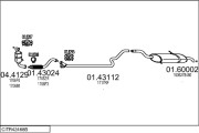 CITR42468B022483 Výfukový systém MTS