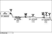 CITR52919A015755 Výfukový systém MTS
