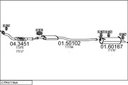 CITR57790A009980 Výfukový systém MTS