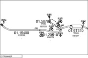 CITR59960A008290 Výfukový systém MTS