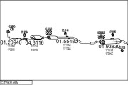 CITR63149A005550 Výfukový systém MTS