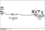 CITR68879A004046 Výfukový systém MTS