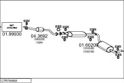 CITR76889A016267 Výfukový systém MTS
