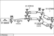 CITR94950A011039 Výfukový systém MTS