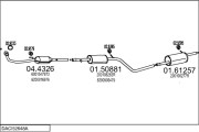 DACI52648A133896 Výfukový systém MTS