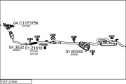 FIAT12780A005151 Výfukový systém MTS