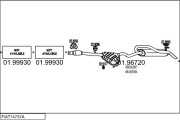 FIAT14757A025062 Výfukový systém MTS