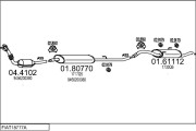 FIAT18777A118581 Výfukový systém MTS