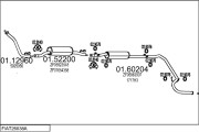 FIAT26038A059717 Výfukový systém MTS