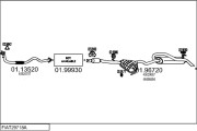 FIAT29718A015700 Výfukový systém MTS