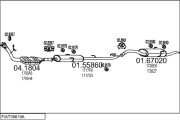 FIAT39819A003786 Výfukový systém MTS
