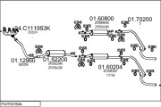 FIAT55780A007779 Výfukový systém MTS