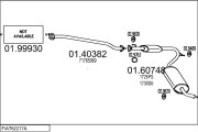 FIAT62277A019313 Výfukový systém MTS