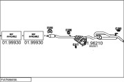 FIAT68849A005567 Výfukový systém MTS
