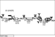 FIAT71780A004760 Výfukový systém MTS