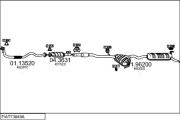 FIAT73849A010683 Výfukový systém MTS