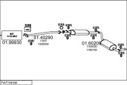 FIAT74839A006003 Výfukový systém MTS