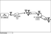 FIAT91839A006003 Výfukový systém MTS