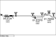 FORD21799A018958 Výfukový systém MTS