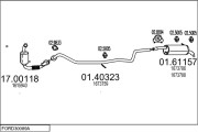 FORD30089A031520 Výfukový systém MTS