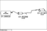 FORD37467A058966 Výfukový systém MTS